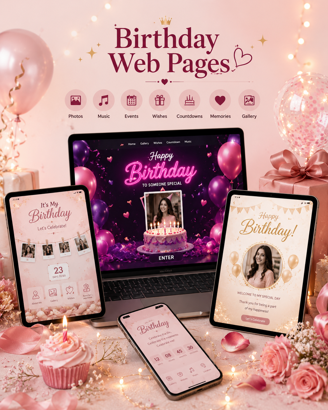 Birthday Web Pages